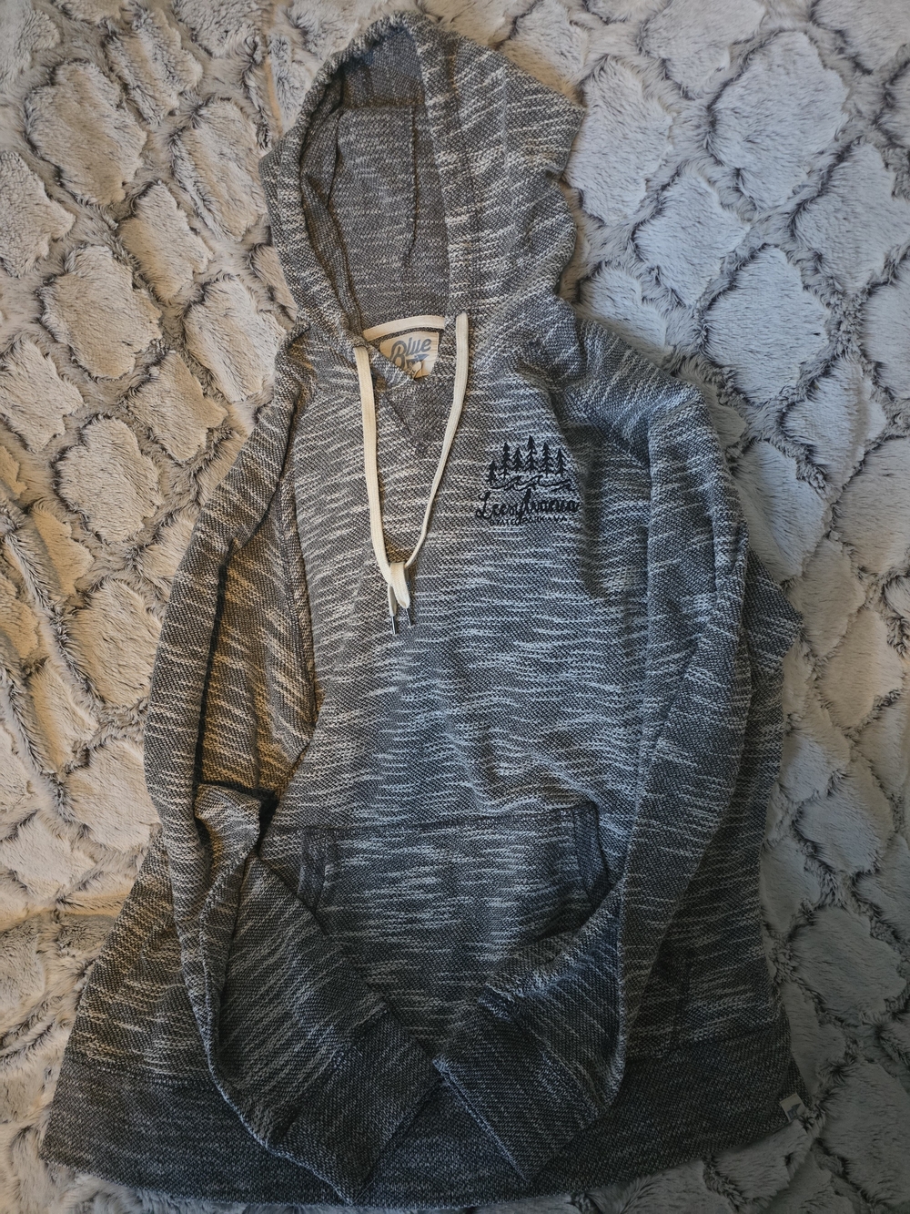 Blue 84 Navy Hoodie Leesylvania State Park VA Sz XL EUC Comfy Boho